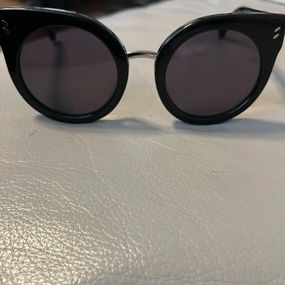 Stella McCartney Black Cat Eye Sunglasses